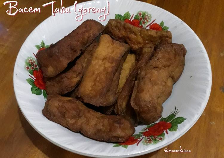 Tahu Bacem (goreng)