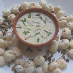 A picture of Shahi foxnut dry fruits firni.