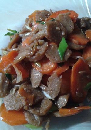 Foto resep Tumis Bakso Wortel Saus Teriyaki ala Anak Kos! Murah dan Praktis~