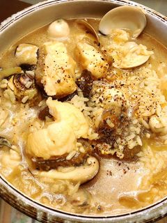 龍膽石斑魚海鮮粥 的食譜成品照片