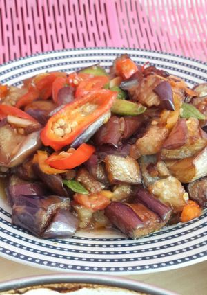 Foto resep Tumis terong pete