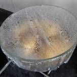 Patatas para guarnición en microondas