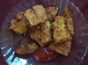 Gambar nugget mie keju