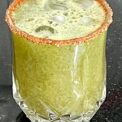 A picture of Green Grapes 🍇 Masala Shikanji.