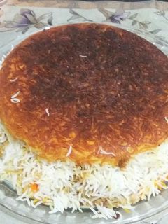 عکسی از دستور ته چین مرغ