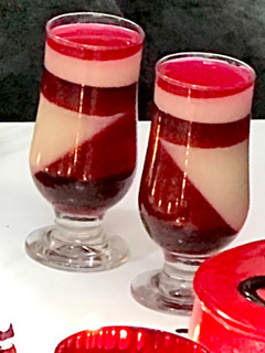 عکسی از دستور ژله فانتزی دورنگ