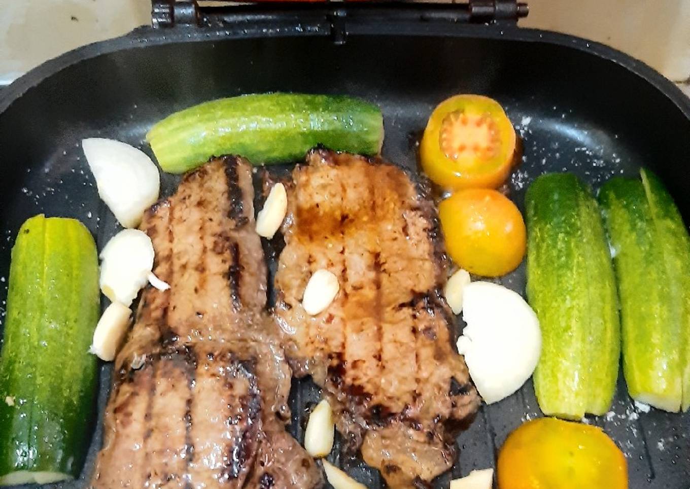 Sirloin steak rumahan
