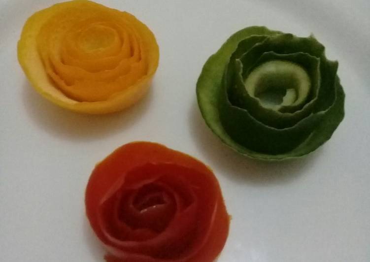 Vegetable n fruit Rose Flowers.# Author marathon