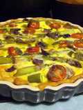 Asparagus and Bacon quiche