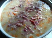 A picture of carrot soup