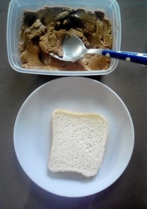 Una foto de Mantequilla de maní casera (con un ingrediente?!)
