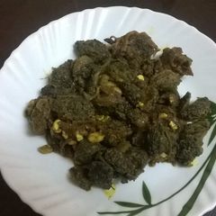 A picture of Masala Karela.