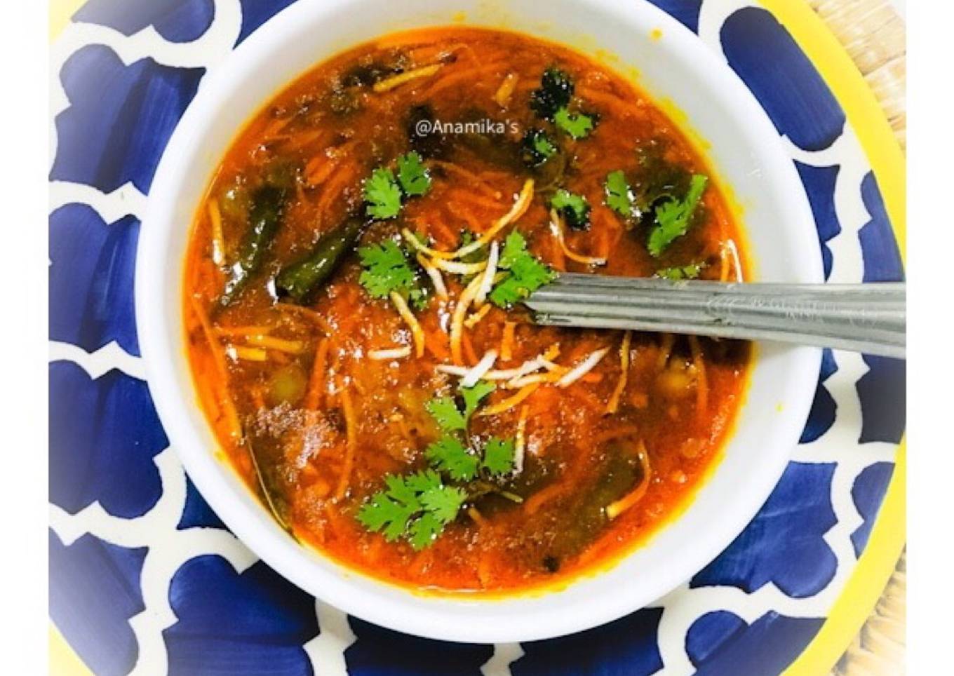 Narkel diye Bhaja Muger Dal: Bengali Style- Yellow Moong Dal with Coconut (Without Onion-Garlic)