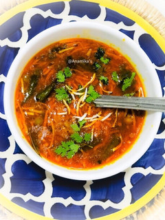 A picture of Narkel diye Bhaja Muger Dal: Bengali Style- Yellow Moong Dal with Coconut (Without Onion-Garlic).