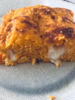 Una foto de Budín de zanahorias con queso