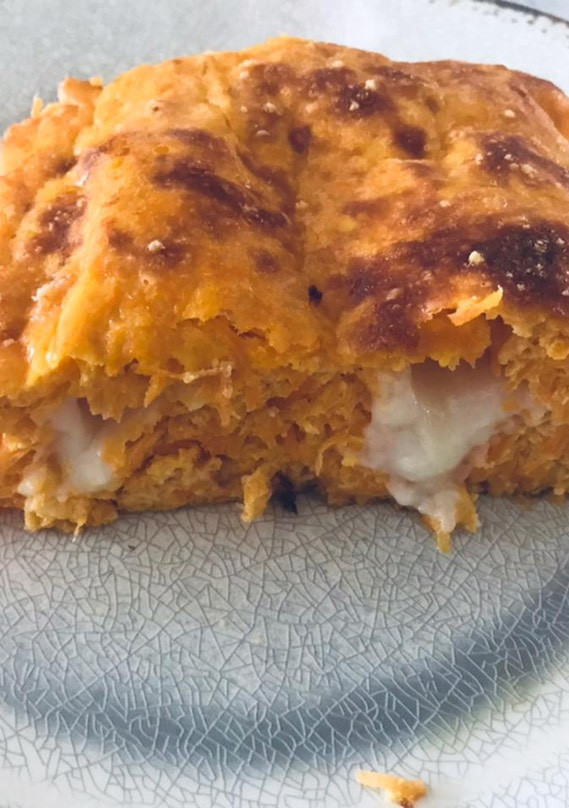 Una foto de Budín de zanahorias con queso