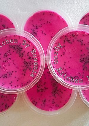 Foto resep Rosania - Puding Buah Naga