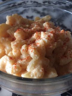 A picture of Vegan mac’n’cheese.