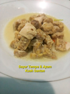 Foto resep Sayur Tempe & Ayam Kuah Santan