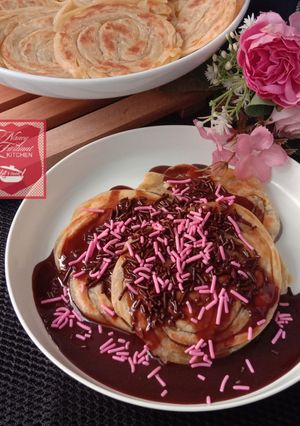 Foto resep Roti Maryam Topping Kental Manis Dan Meises