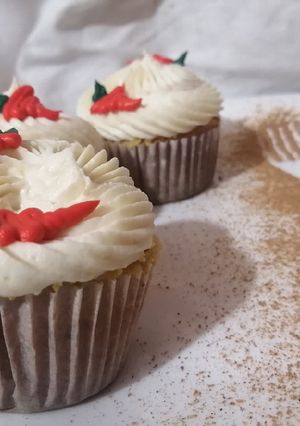 Una foto de Muffin de zanahoria