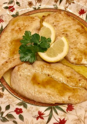 Una foto de Filetes de pollo al limón