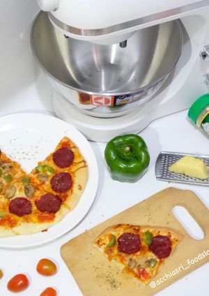 Foto resep Pepperoni Pizza