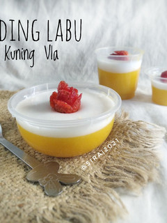 Foto resep Puding Labu Kuning Vla