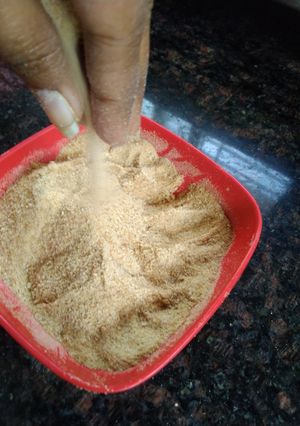 A picture of Bread crumbs.