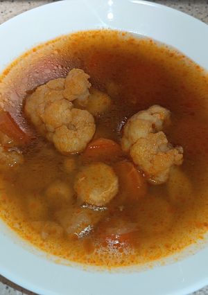 Karfiolleves recept fotója