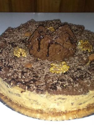 Una foto de Choco Cheesecake con nuez