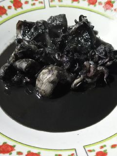 Foto resep Cumi sotong kuah hitam