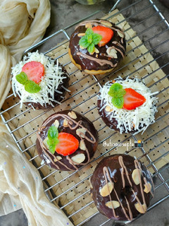 Foto resep Donat tanpa Kentang (580)