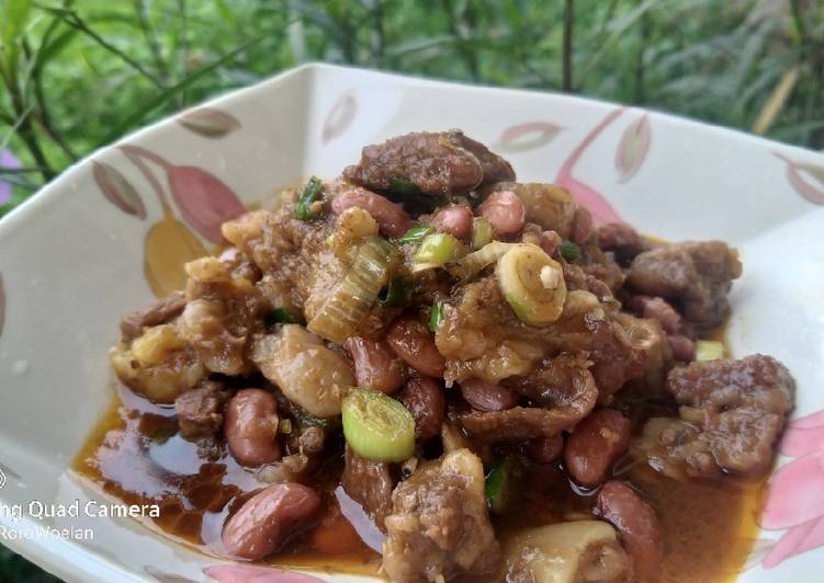 Tumis tetelan kacang merah