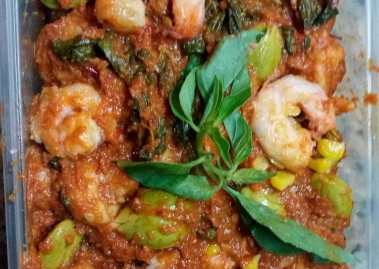 Resep Balado udang pete Anti Gagal
