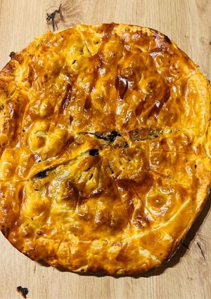 Une photo de 🍫🍐Ma royale Galette Poire Chocolat
