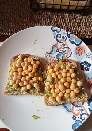 A picture of Avocado + Chickpea Toast.