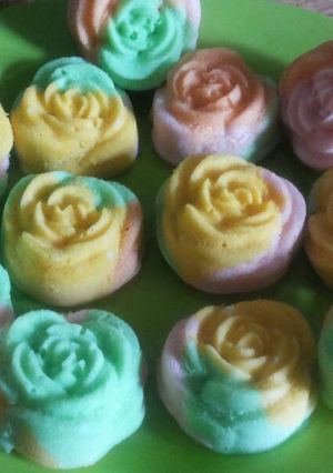 Foto resep Bolu kukus mawar