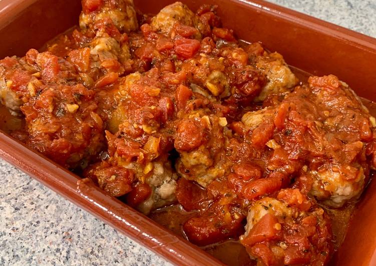 Albóndigas con salsa de tomate en Monsieur Cuisine