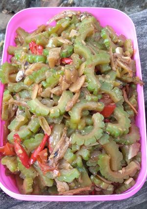 Foto resep 11. Oseng pare teri