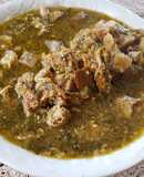 Chicharrón en salsa verde