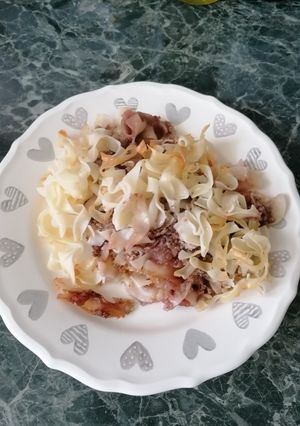 Sült diós boglyas metélt recept fotója