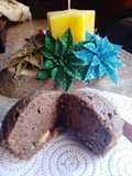 Muffins de chocolate con Corazón de Butter Toffee