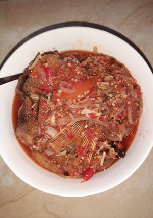 Foto resep Ikan mas asam pedas
