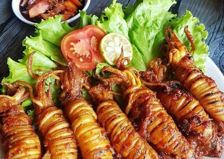 Resep Cumi bakar teflon oleh Nabila - Cookpad