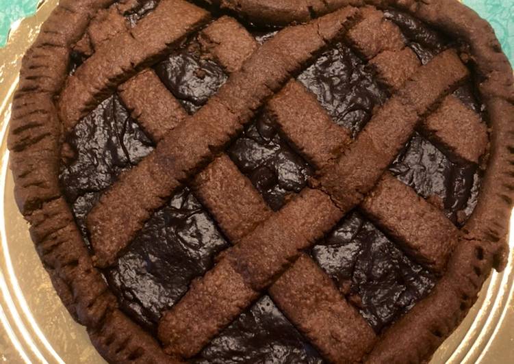 Crostata al fondente cremoso