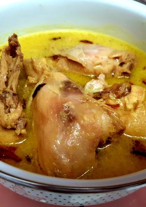 Foto resep Opor ayam bumbu kuning