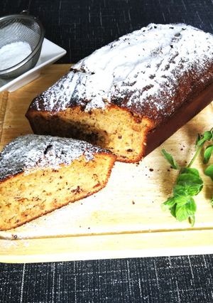 Foto principal de Pan de plátano y raspel de chocolate