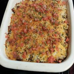 A picture of Breakfast Lasagna.