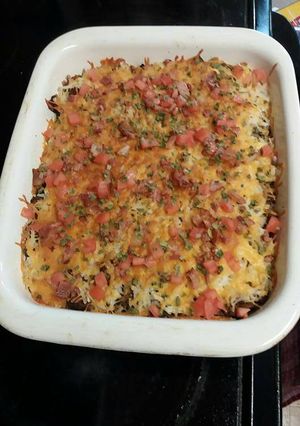A picture of Breakfast Lasagna.